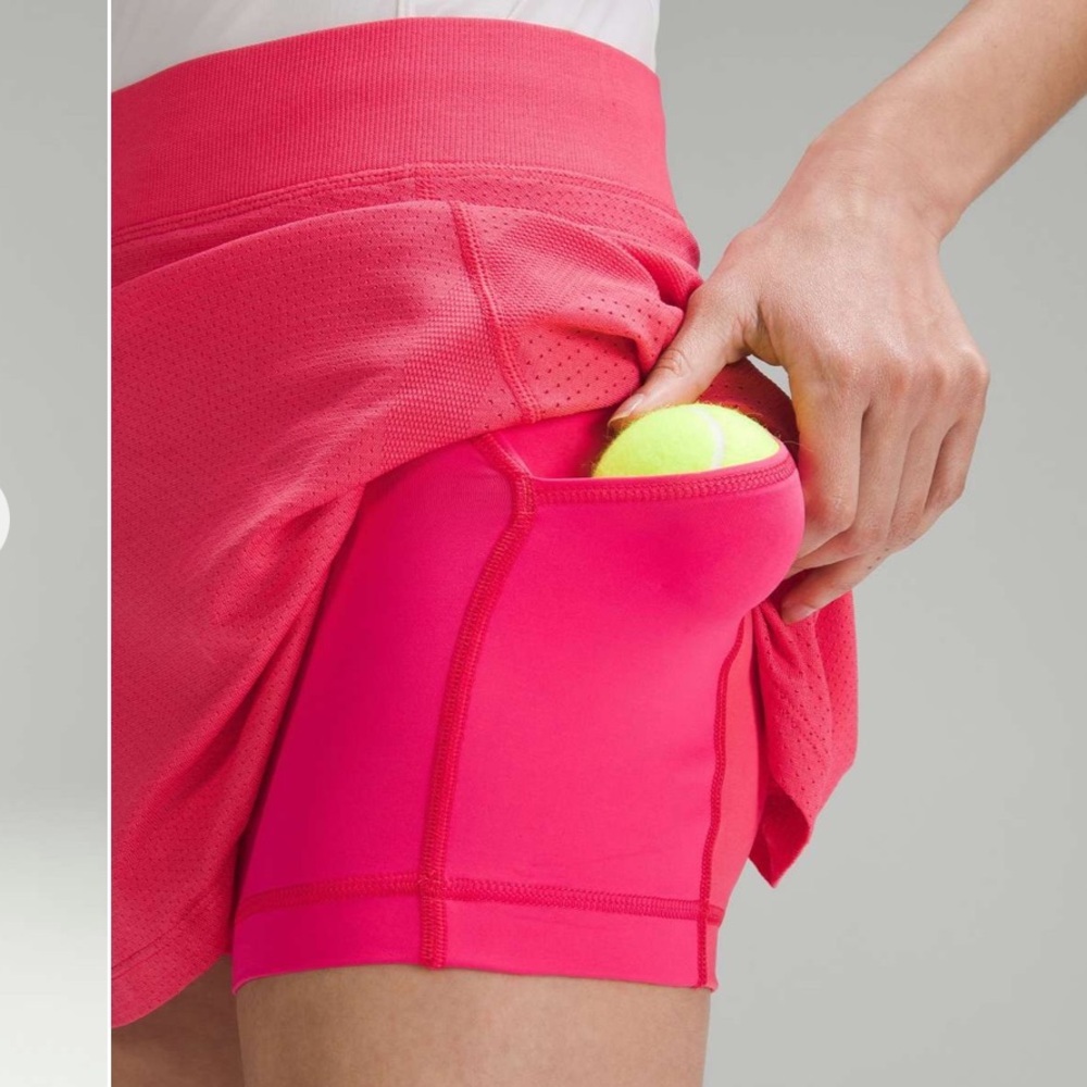 Lululemon Swiftly Tech high rise skirt lip gloss pink 4 - Picture 4 of 12